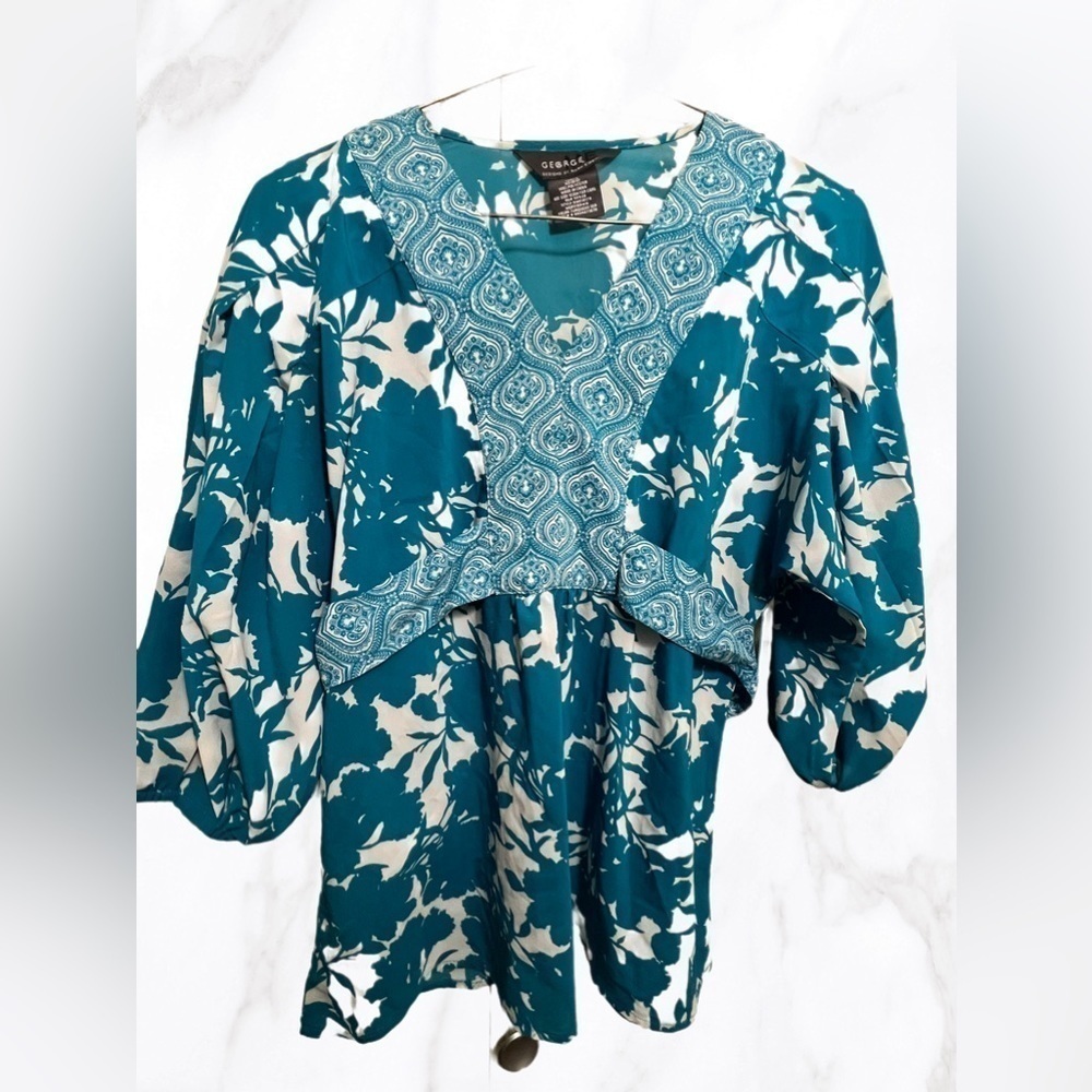 Mark Eisen, Floral Top size XS NWOT